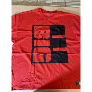 WWE‎ BIG E BIG ENDING red T-shirt 3X  NOS